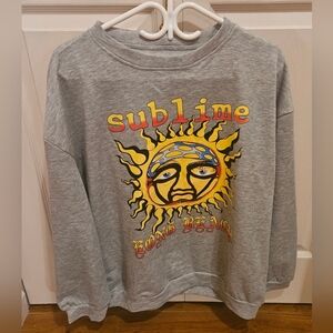 Sublime "Long Beach" Crewneck Sweatshirt, NEW